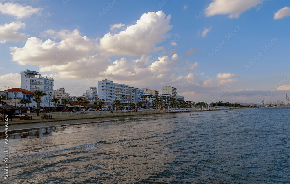 Finikoudes Beach - Larnaka City, Cyprus