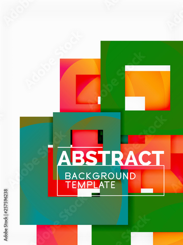 Modern geometric abstract background