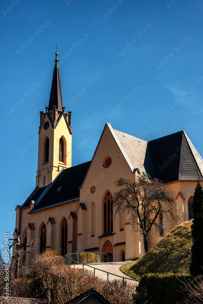 Church of St.Paul in the Alpine village Prein an der Rax, Austria