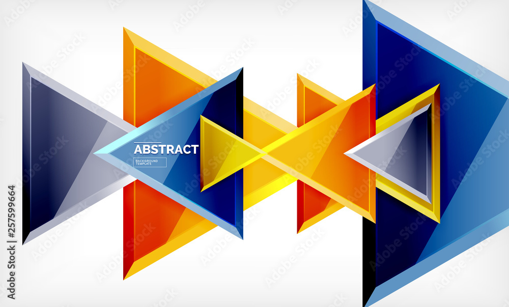 Tech futuristic geometric 3d shapes, minimal abstract background Tech futuristic geometric 3d shapes, minimal abstract background