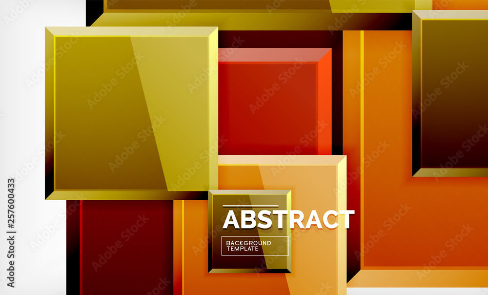 Geometric abstract background, modern square design Geometric abstract background, modern square design