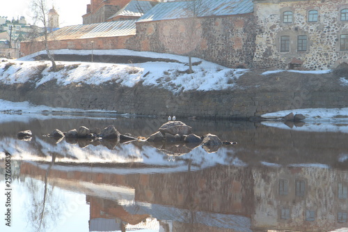 Wallpaper Mural   Cranes in the winter port Torontodigital.ca