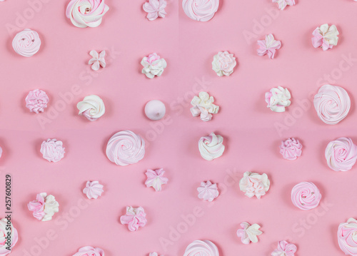 Pink Sweet Pattern Birthday Party Pastel Flat Lay
