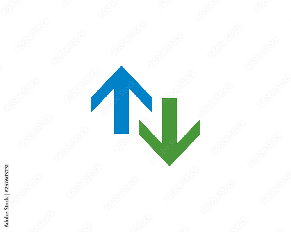 Arrows logo template vector icon illustration Arrows logo template vector icon illustration