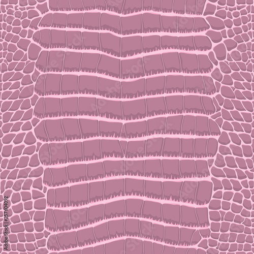 Crocodile Skin Pink Replile Seamless Pattern, Animal Print