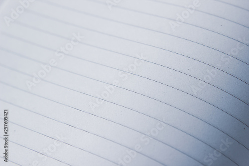 close up the empty area of note paper for design in concept of taking notes.