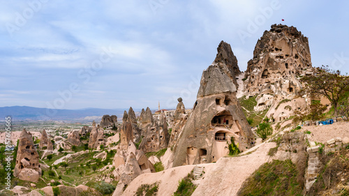 ruins of old castle. Cappadocia