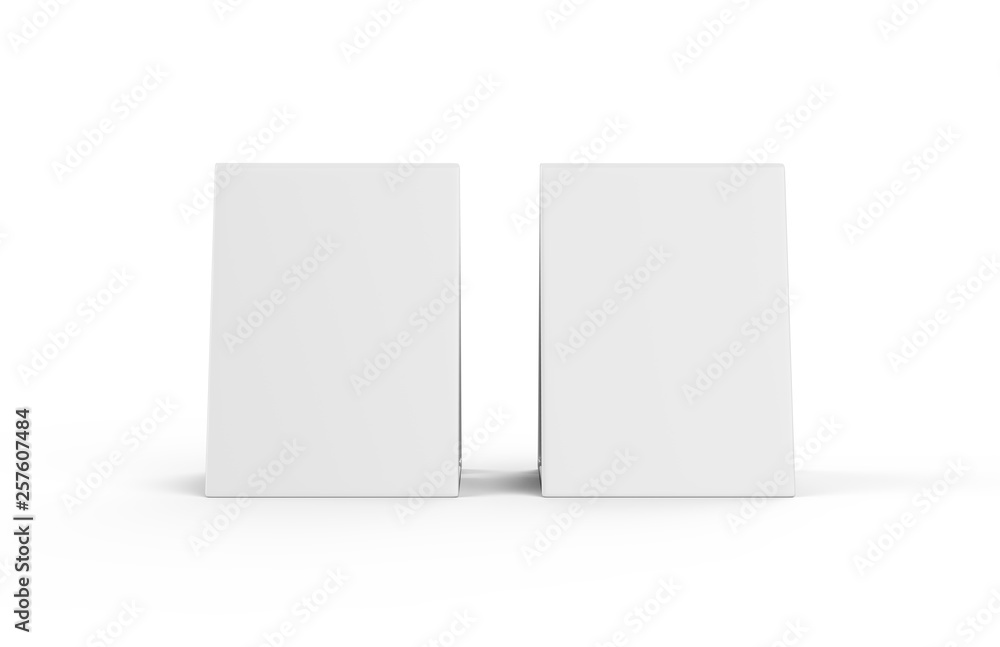 Fast food restaurant table tent mock up template, advertise your menus or make promotions with this professional and organised table talker, 3d illustration Fast food restaurant table tent mock up template, advertise your menus or make promotions with this professional and organised table talker, 3d illustration