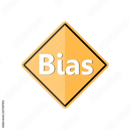 Bias sign or icon