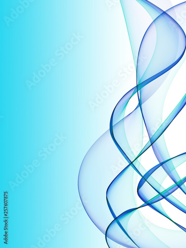 Simple original abstract flame wave background with beautiful soft shapes