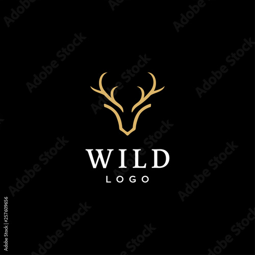 deer head / antlers logo design