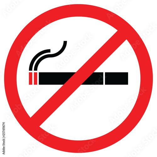 top smoking logo no smoking sign vektor