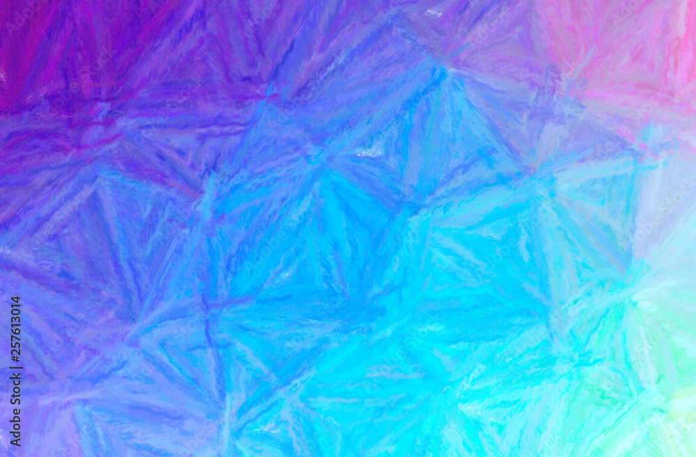 Obraz premium Abstract illustration of blue and purple Long brush Strokes Pastel background