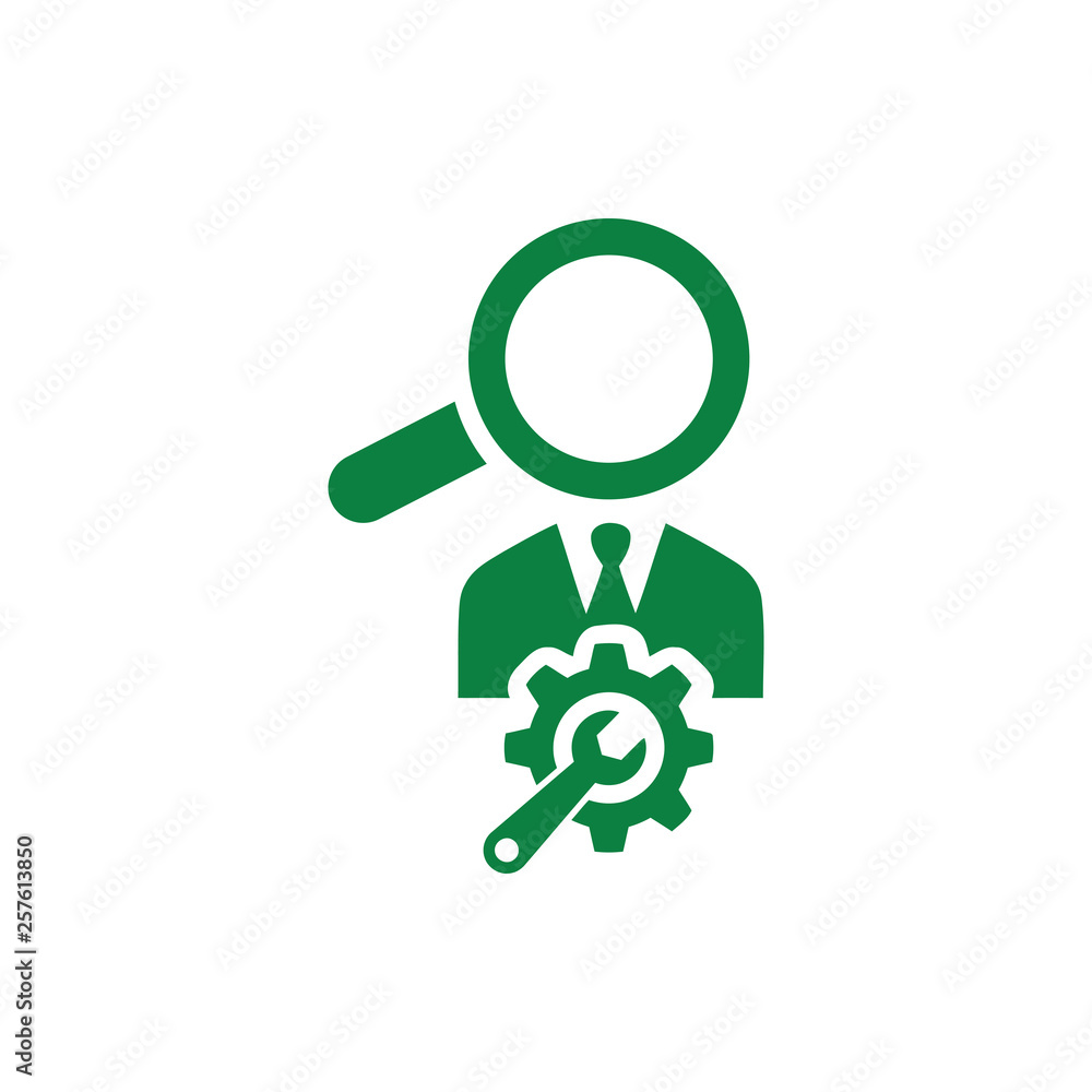 solution , search , settings , manage , search solution green color icon solution , search , settings , manage , search solution green color icon