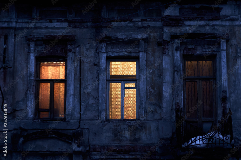 glowing windows glowing windows