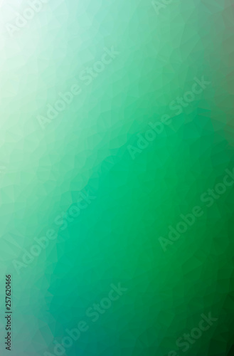 Illustration of abstract Green vertical low poly background. Beautiful polygon design pattern.