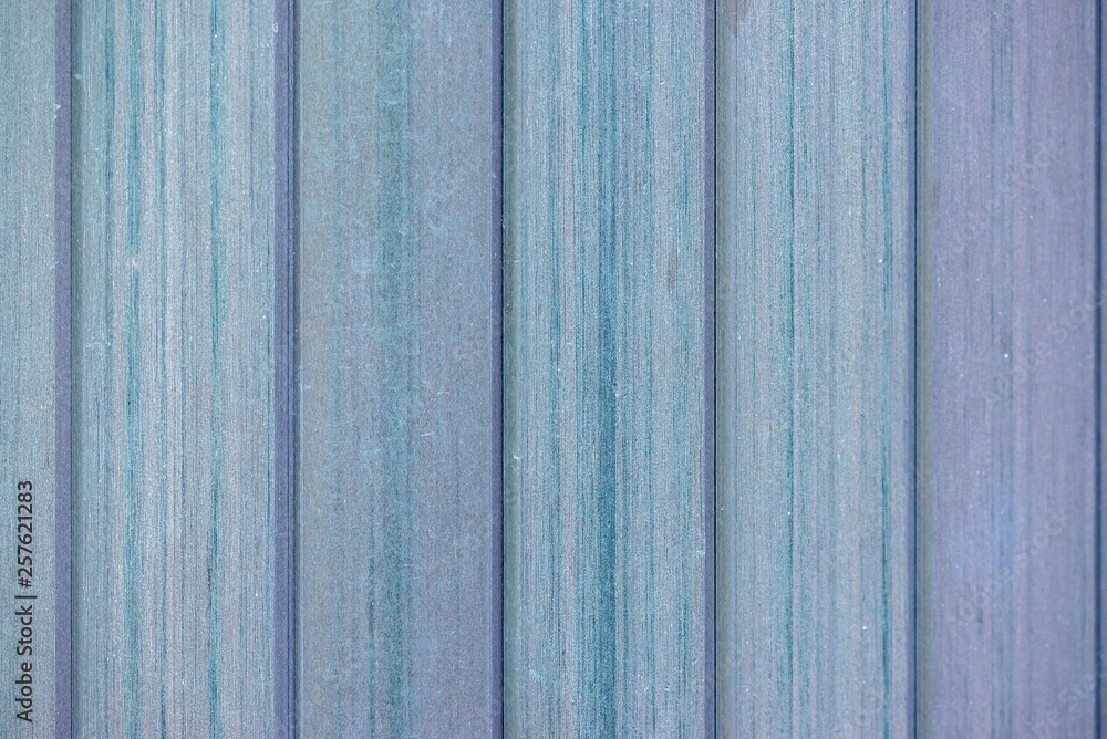 Naklejka premium Blue plank texture of wood table for background