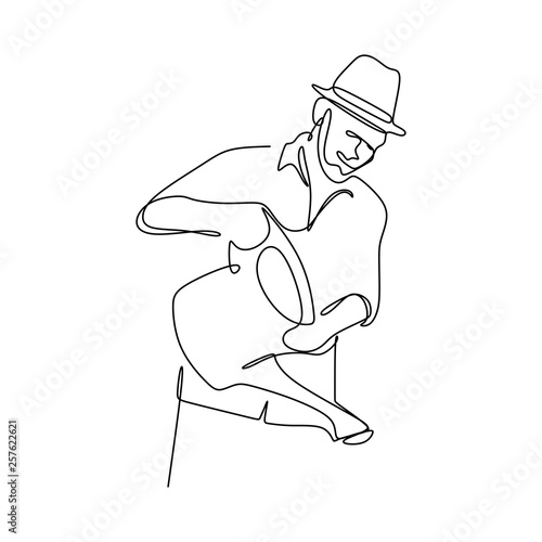 a picture of a continuous l...