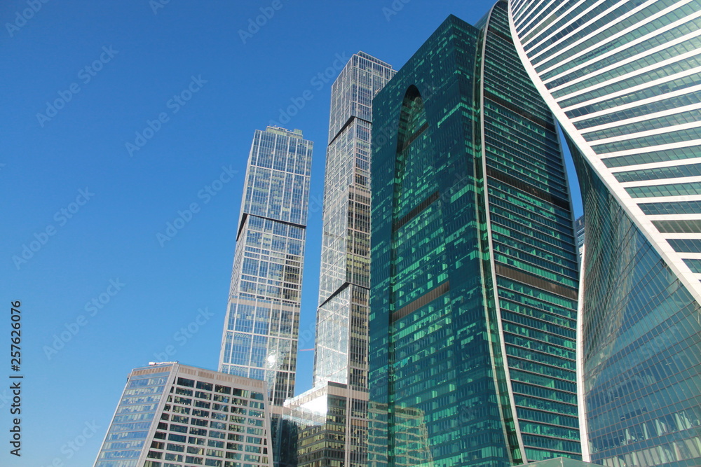 metropolis, beautiful, skyscraper, large, huge, made of glass concrete and steel, home, office, city, buildings