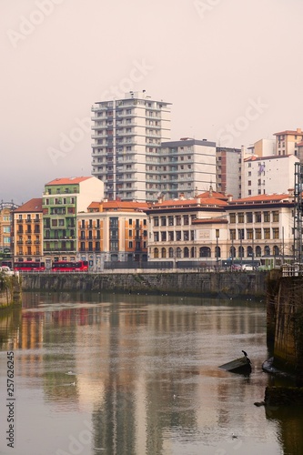 building architecture in the city Bilbao