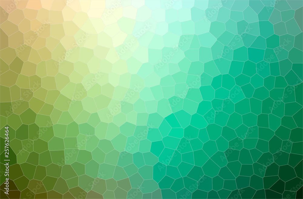 Abstract illustration of green, yellow Little Hexagon background Abstract illustration of green, yellow Little Hexagon background