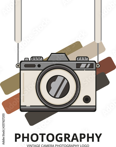 Vintage Camera Photography Logo