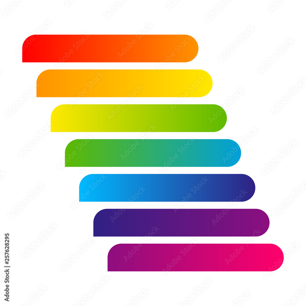 Banner line stripe of colorful gradient Modern sticker Design element for infographics advertising banner business card Bright background gradient line for info messages advertising infographic Vector Banner line stripe of colorful gradient Modern sticker Design element for infographics advertising banner business card Bright background gradient line for info messages advertising infographic Vector