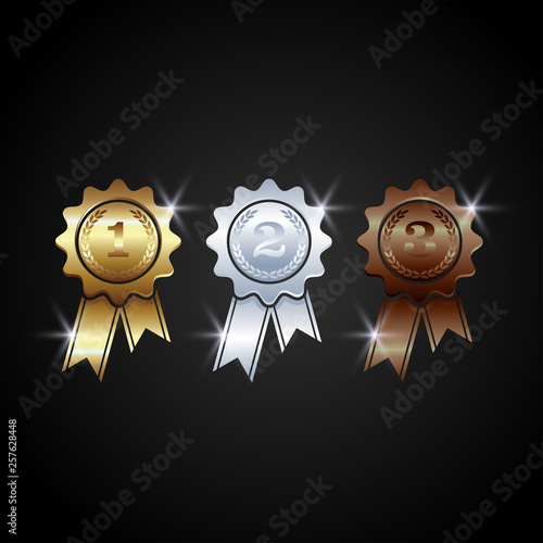 award medals vector