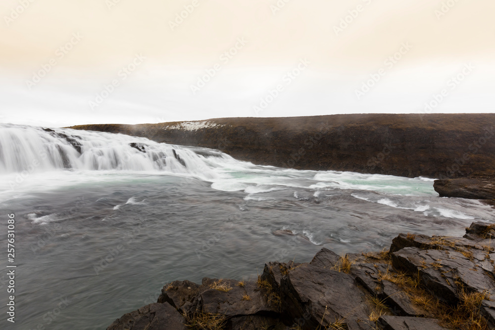 Wasserfall Gullfoss, Golden Circle, Haukadalur, Island, Europa Wasserfall Gullfoss, Golden Circle, Haukadalur, Island, Europa