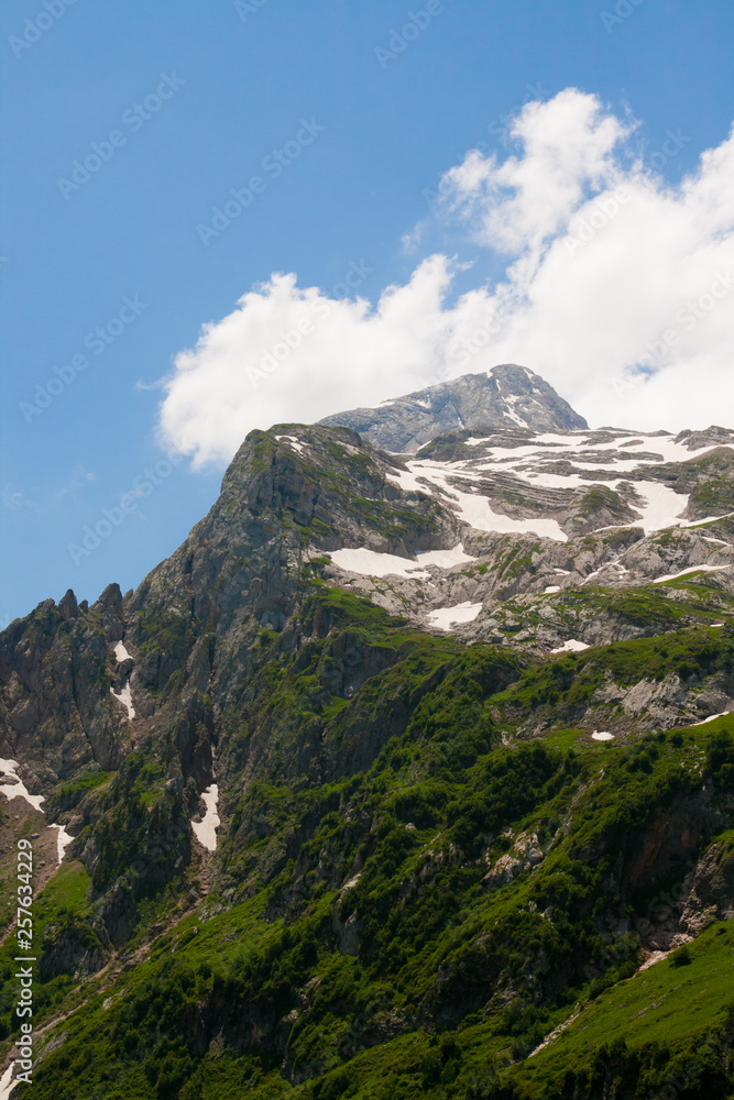 View of Mount Fischt, Russia, North Caucasus