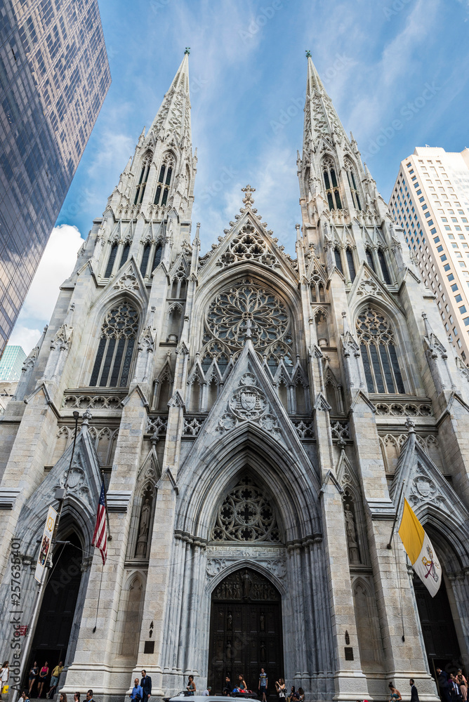 Cathedral of St. Patrick in Manhattan, New York City, USA