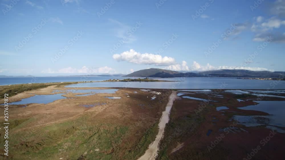 Drone aerial view of Lefkas island Greece Drone aerial view of Lefkas island Greece