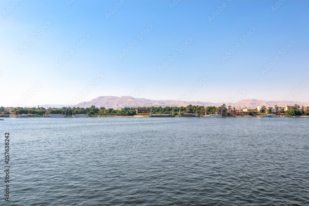 West bank of the Nile south of Luxor, Egypt