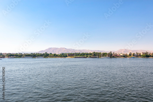 West bank of the Nile south of Luxor, Egypt
