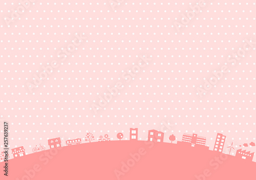 街並み　ドット背景