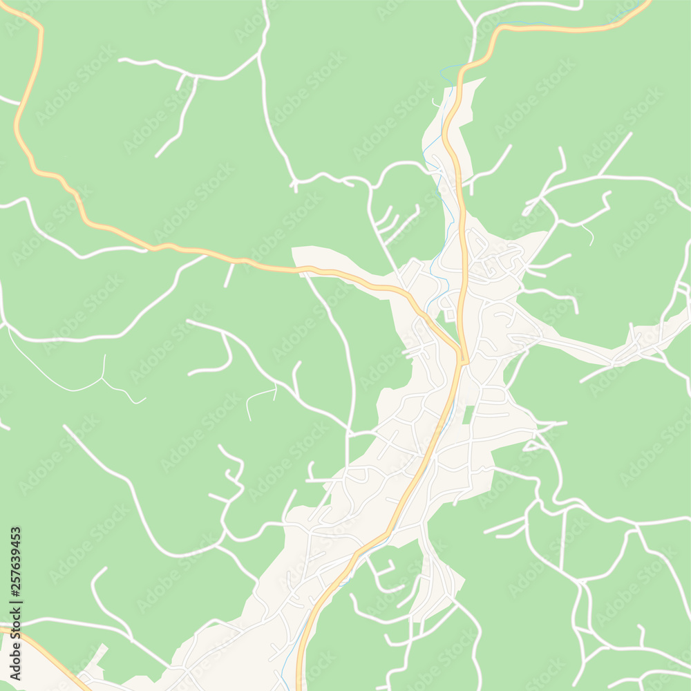 Gracanica, Bosnia and Herzegovina printable map