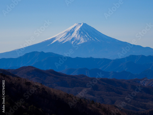 大菩薩峠から望む富士山