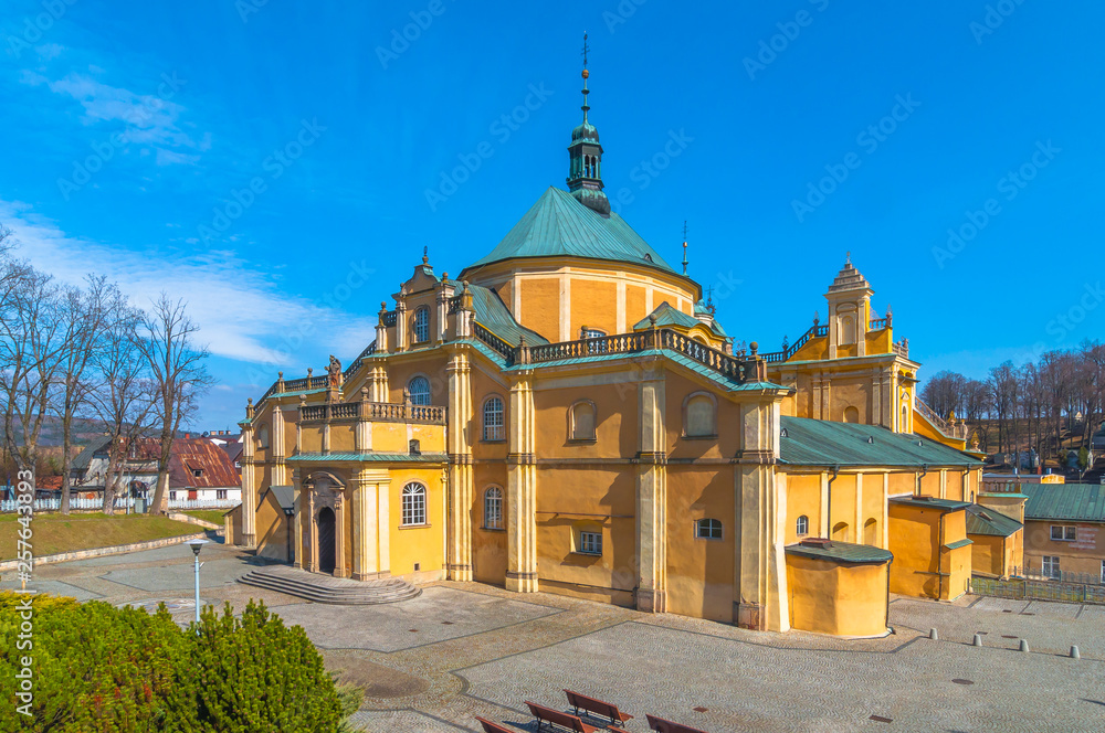 Basilica in Wambierzyce, Sanctuary in Wambierzyce, baroque pilgrimage basilica, Poland, Lower Silesia