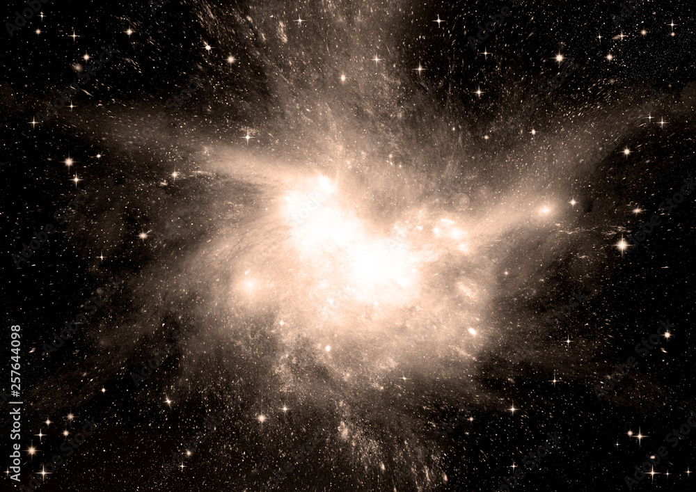 Fototapeta premium galaxy in a free space