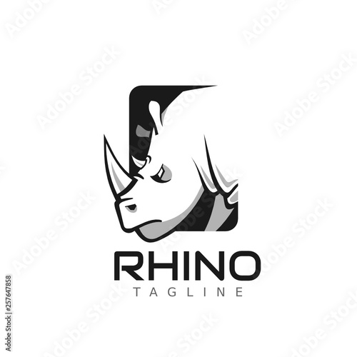 Rhino logo template