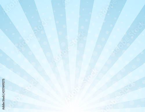 Abstract light rays halftone background