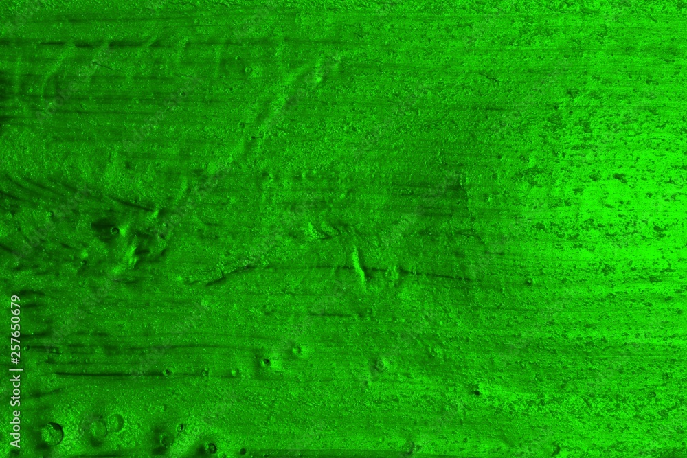 Obraz premium creative green scratched tin-pan painting texture - beautiful abstract photo background