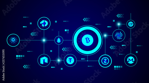 bitcoin cash icon. From Crepto currency set