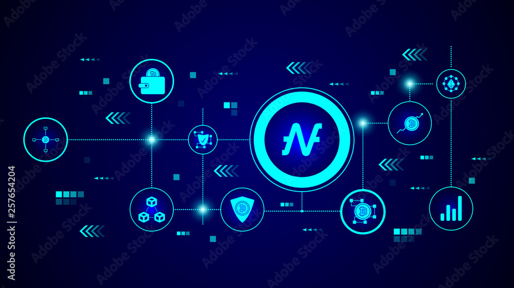 Fototapeta premium crepto currency icon. From crypto set
