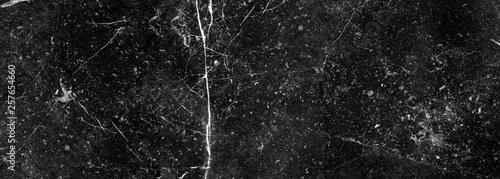 Panoramic Abstract natural marble black and white pattern for background and ...