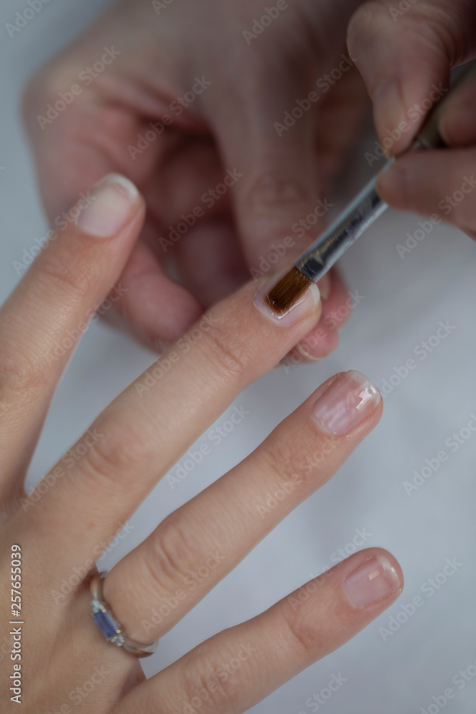 Manicure and nail polish Manicure and nail polish