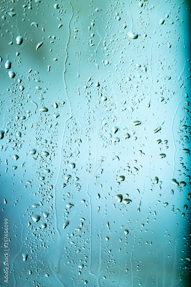 water drops on glass water drops on glass