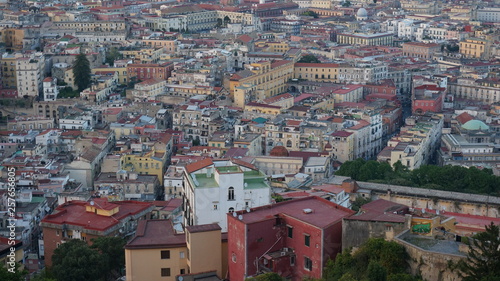 Aerial view of Napoli historic centre