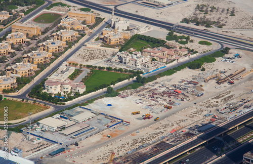 Dubai cityscape, aerial view. UAE © Ioan Panaite
