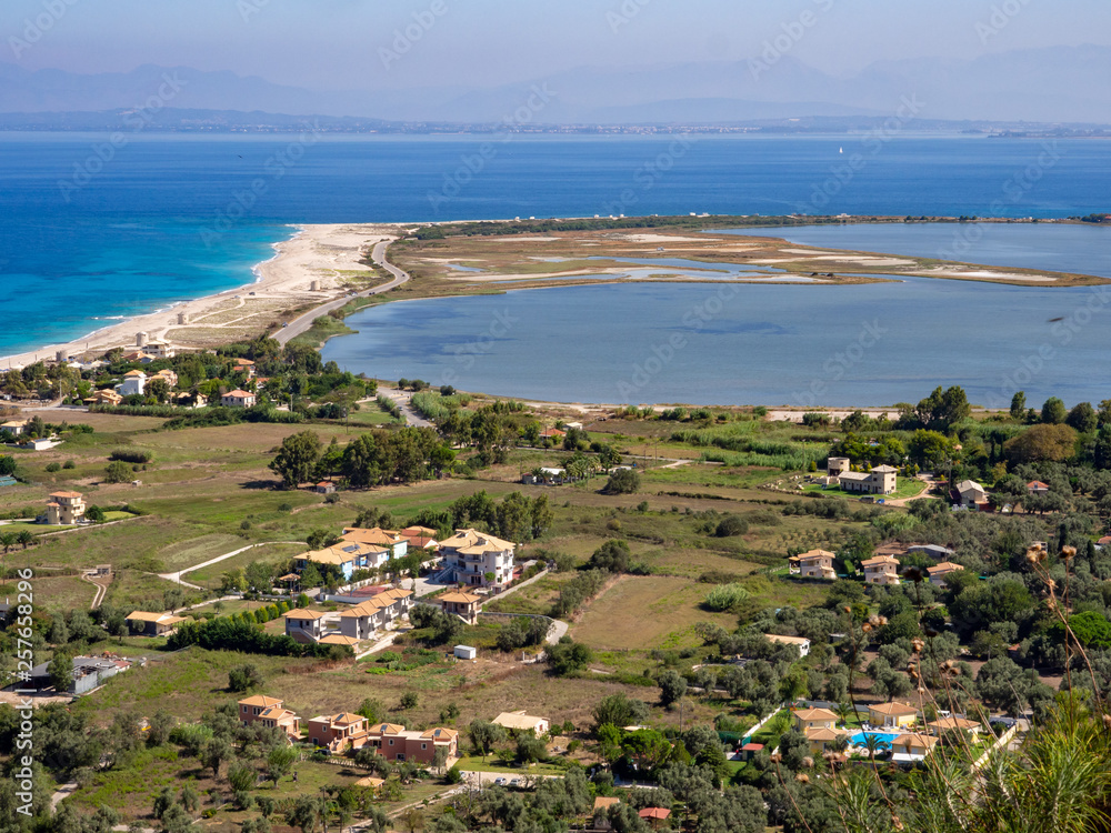 Landscape on Lefkada island, Greece